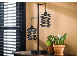 Discount Kawola Lámparas de mesa - metal - ALMAS Negro