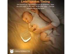 NETTLIFE Lámpara De Mesa-Lámparas de mesa LED , paquete de 2, con batería recargable de 1800 mAh, regulables táctilmente, 3000-6500K USB 3 temperaturas de color Dorado