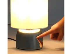Iluminación Exterior-Lámparas de mesa táctiles 2 unidades E14 ES144319 Blanco