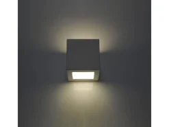 Sollux Lighting Aplique Para Pared-Lámparas de pared Astra moderno de cerámica/vidrio - 1 fuentes luminosas 4000K - L.14 x A.14 cm - Blanco