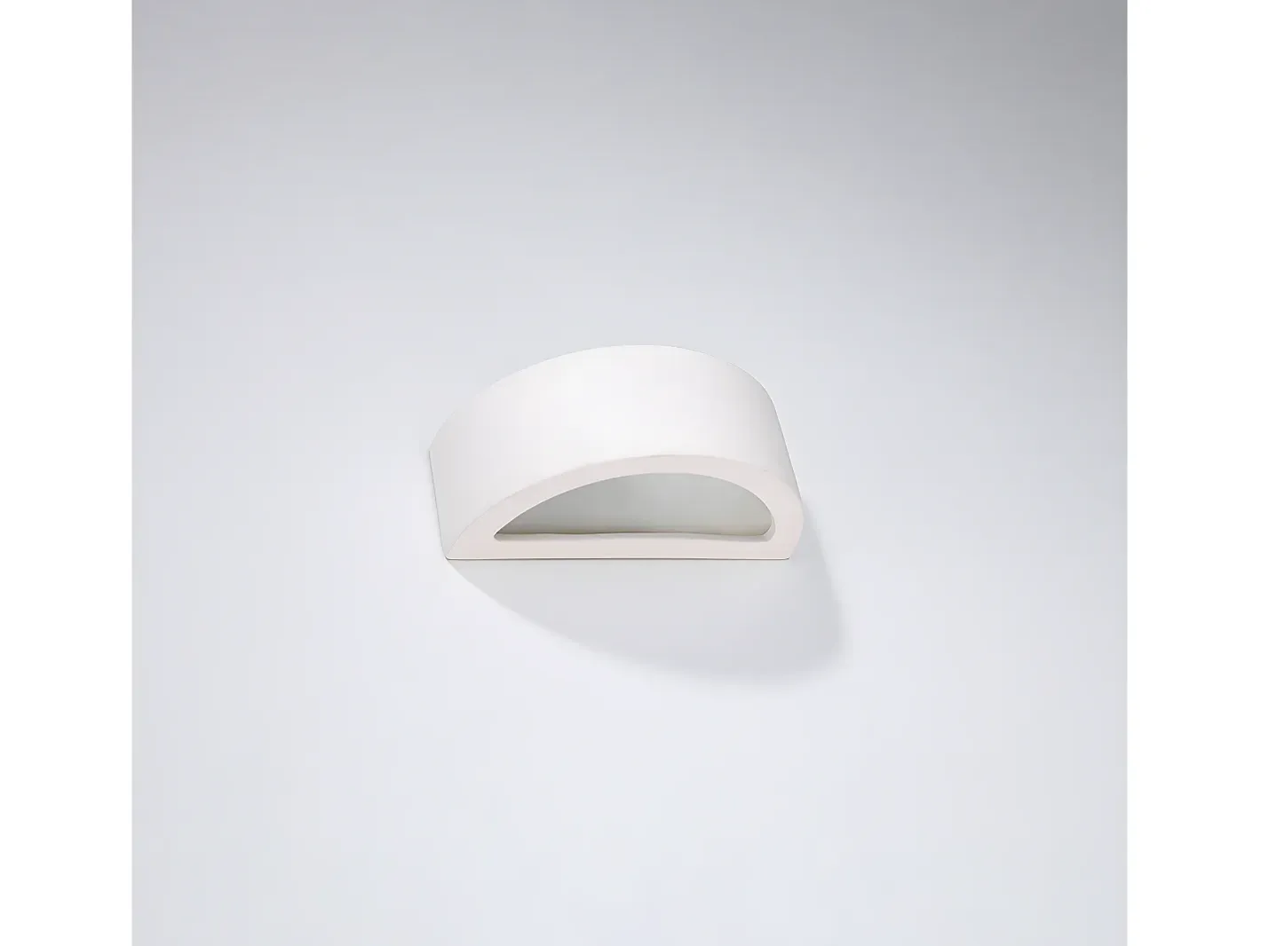 Sollux Lighting Aplique Para Pared-Lámparas De Pared Atena Moderno De Cerámica - 1 Fuentes Luminosas - L.20 X A.10 Cm - Blanco