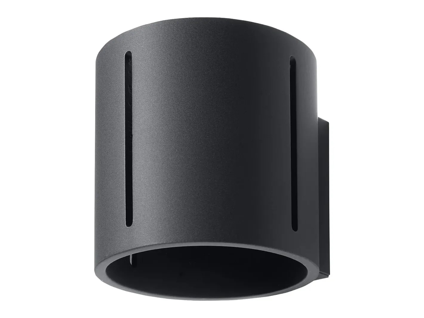 Hot Sollux Lighting Lámparas de pared Brich moderno de aluminio - 1 fuentes luminosas 3000K - L.10 x A.10 cm - Negro
