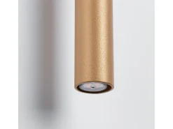 Sollux Lighting Aplique Para Pared-Lámparas de pared Brill moderno de acero - 2 fuentes luminosas 4000K - L.2,5 x A.50 cm - Dorado