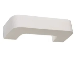 Sollux Lighting Lámparas de pared Briow moderno de cerámica - 1 fuentes luminosas 3000K - L.36 x A.7,5 cm - Blanco Hot