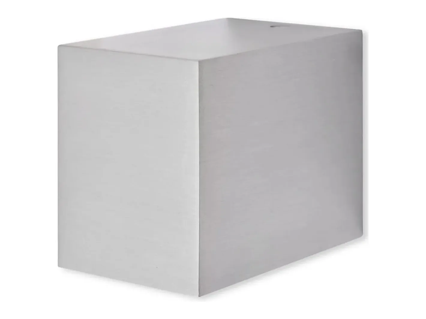 Outlet Lámparas de pared cúbicas para exteriores 2 piezas ES584795 Plateado