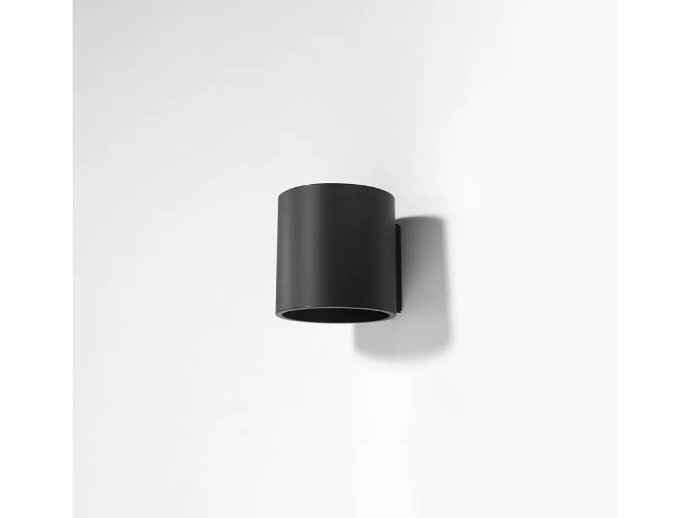 Discount Sollux Lighting Lámparas de pared Celeris moderno de aluminio - 1 fuentes luminosas 3000K - L.10 x A.10 cm - Negro