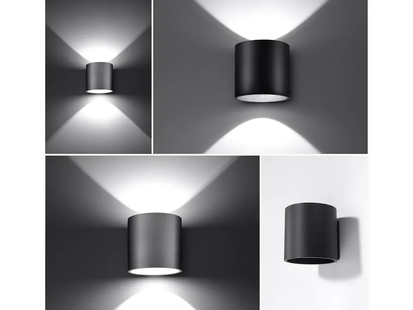 Sollux Lighting Lámparas de pared Celeris moderno de aluminio - 1 fuentes luminosas 4000K - L.10 x A.10 cm - Blanco Sale