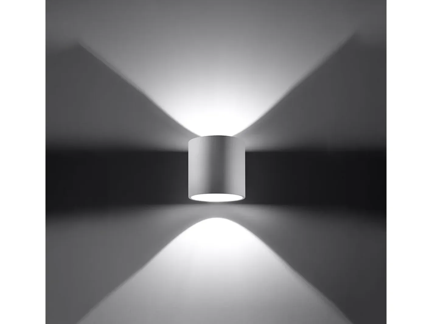 Sollux Lighting Lámparas de pared Celeris moderno de aluminio - 1 fuentes luminosas 4000K - L.10 x A.10 cm - Blanco Sale