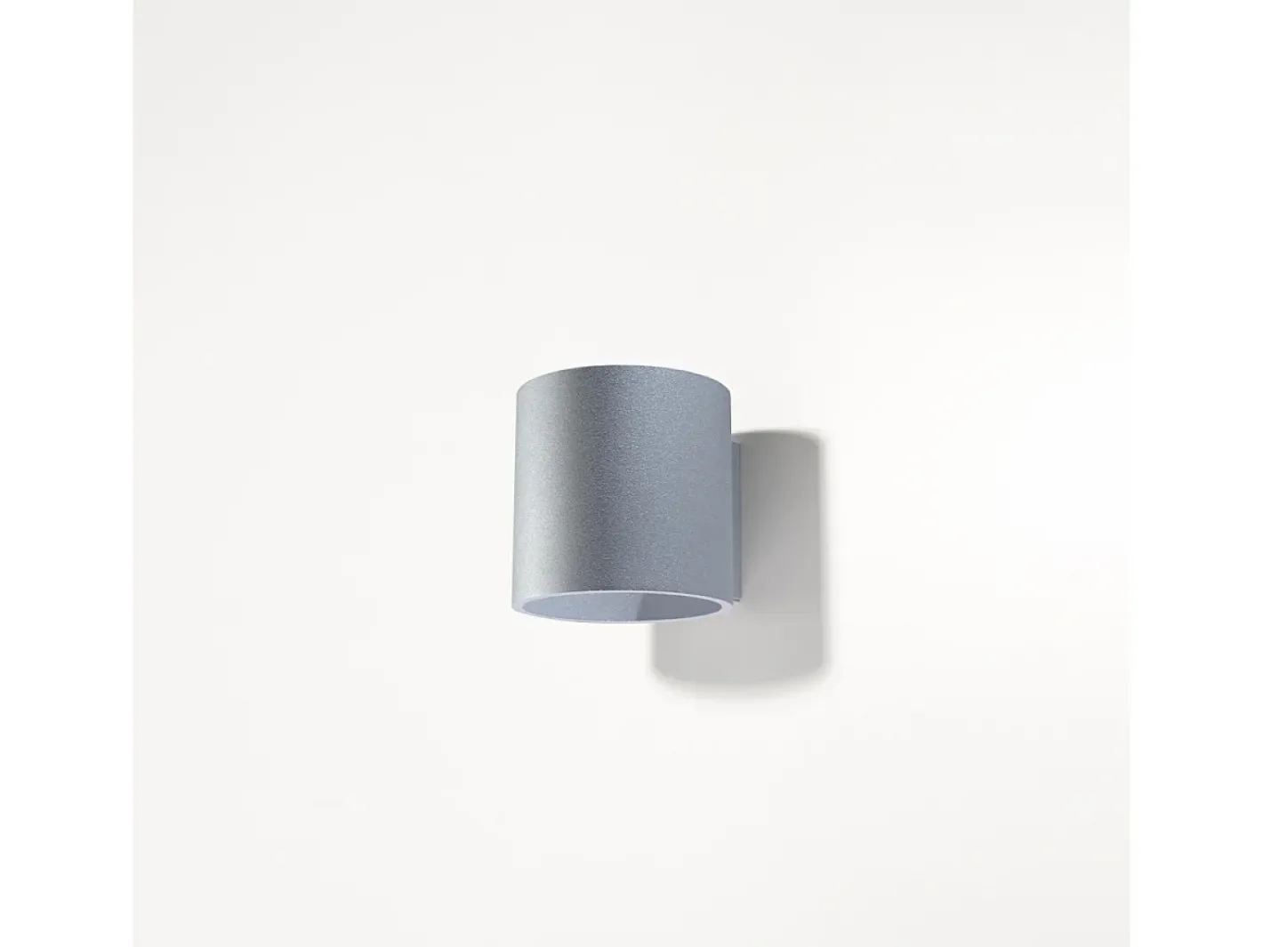 Sollux Lighting Aplique Para Pared-Lámparas de pared Celeris moderno de aluminio - 1 fuentes luminosas 3000K - L.10 x A.10 cm - Gris