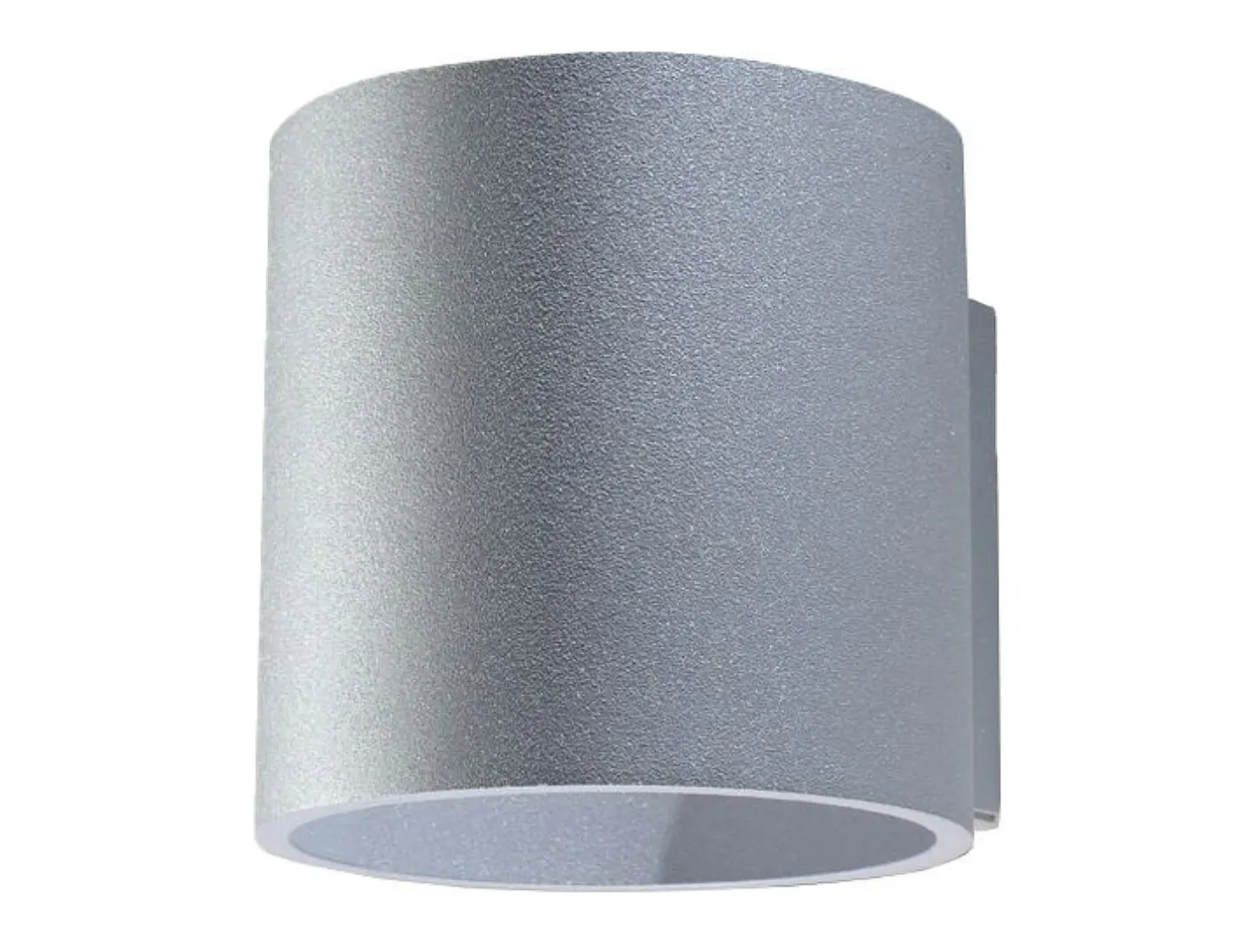 Sollux Lighting Aplique Para Pared-Lámparas de pared Celeris moderno de aluminio - 1 fuentes luminosas 3000K - L.10 x A.10 cm - Gris