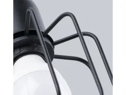 Sollux Lighting Aplique Para Pared-Lámparas de pared Celubi moderno de acero - 1 fuentes luminosas 4000K - L.15 x A.30 cm - Negro
