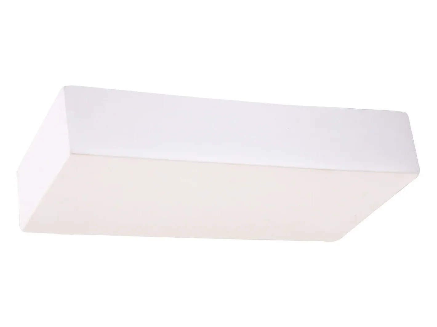 Outlet Sollux Lighting Lámparas de pared Flain moderno de cerámica - 2 fuentes luminosas 3000K - L.31 x A.6,5 cm - Blanco