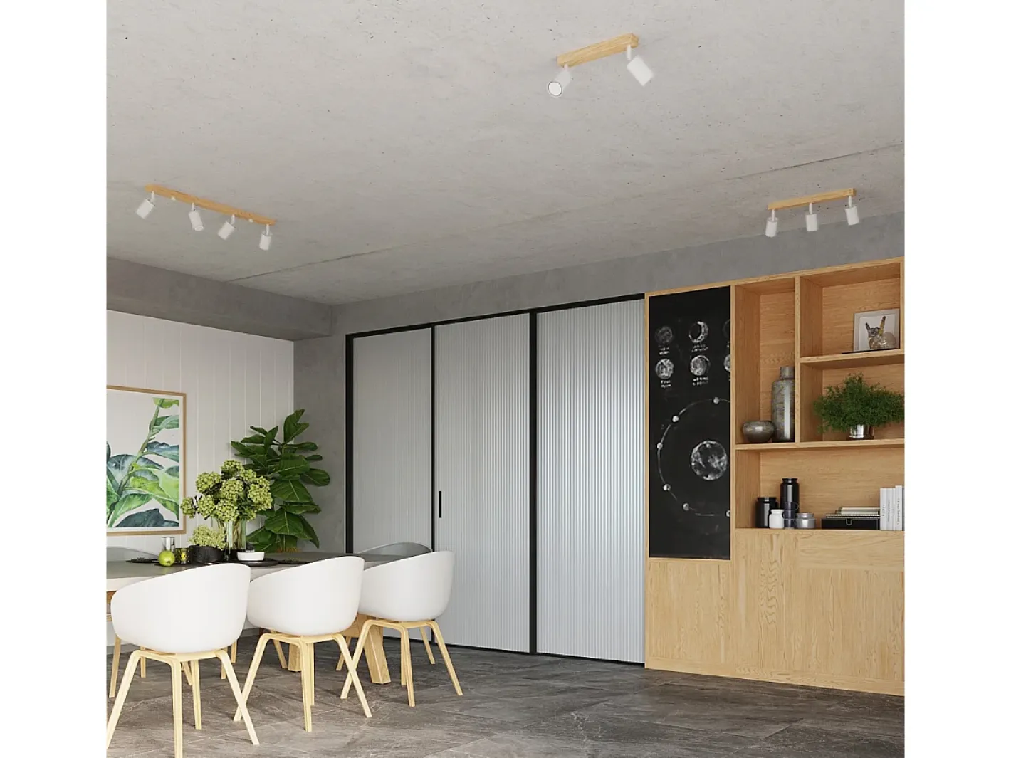 Sollux Lighting Lámparas de pared Flare moderno de acero/madera - 1 fuentes luminosas 4000K - L.16 x A.16 cm - madera blanca Blanco Outlet