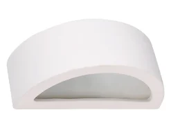 Sollux Lighting Lámparas de pared Gloim moderno de cerámica - 1 fuentes luminosas 4000K - L.20 x A.10 cm - Blanco Hot
