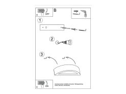 Sollux Lighting Lámparas de pared Gloim moderno de cerámica - 1 fuentes luminosas 4000K - L.20 x A.10 cm - Blanco Hot