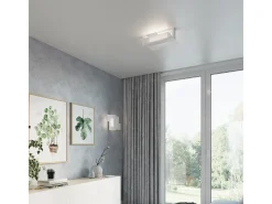 Sollux Lighting Aplique Para Pared-Lámparas de pared Ignis escandinavo de madera/vidrio - 1 fuentes luminosas 4000K - L.43 x A.30 cm - Blanco