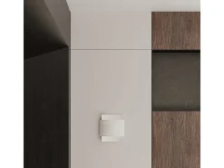 Sollux Lighting Aplique Para Pared-Lámparas de pared Ignisra moderno de acero - 1 fuentes luminosas 3000K - L.21 x A.23 cm - Blanco