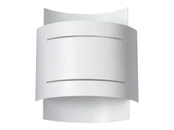 Best Sollux Lighting Lámparas de pared Ignisra moderno de acero - 1 fuentes luminosas 4000K - L.21 x A.23 cm - Blanco