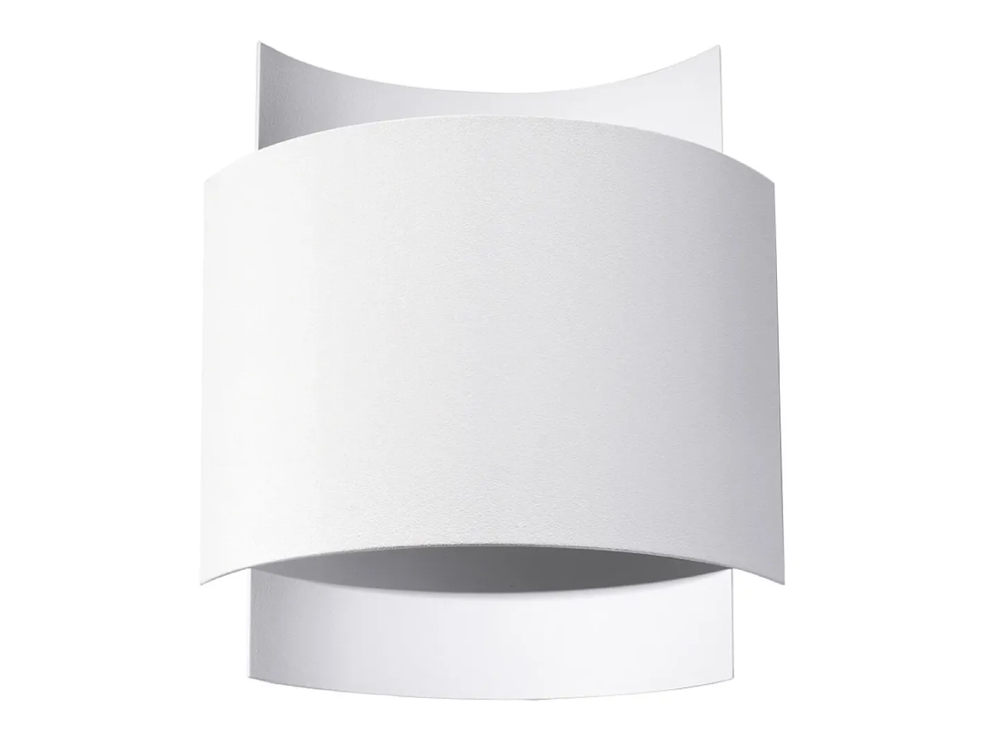 Sollux Lighting Lámparas de pared Influx industrial de acero - 1 fuentes luminosas 3000K - L.22 x A.23 cm - Blanco Discount