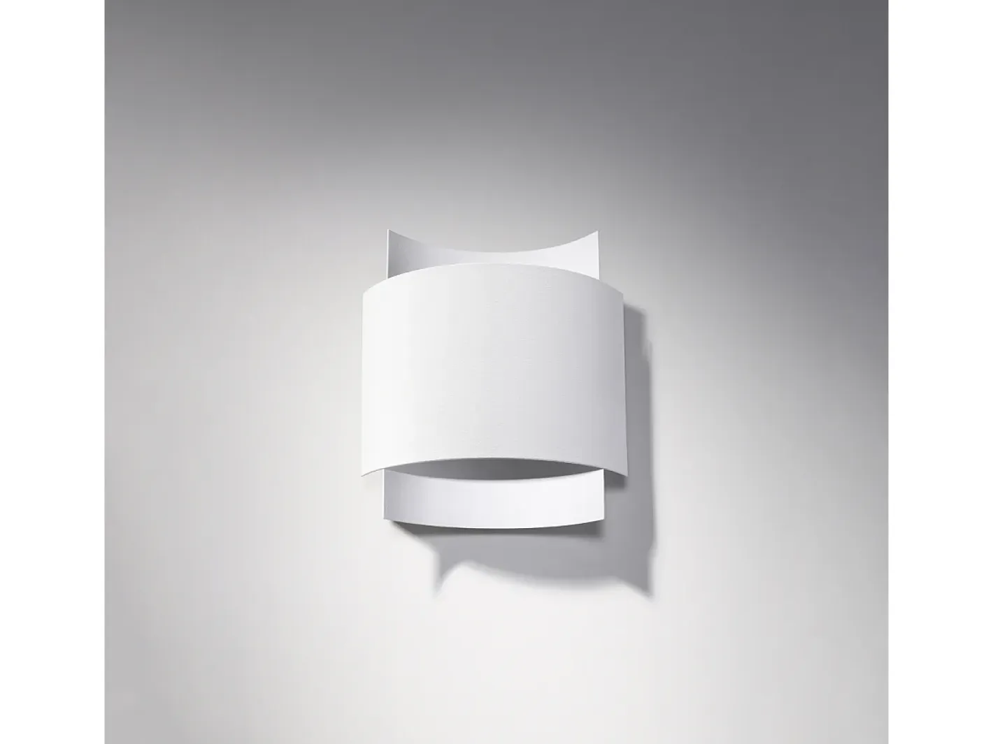 Sollux Lighting Lámparas de pared Influx industrial de acero - 1 fuentes luminosas 3000K - L.22 x A.23 cm - Blanco Discount