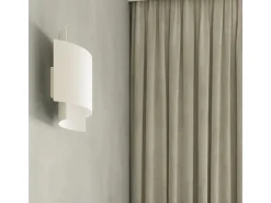 Online Sollux Lighting Lámparas de pared Influx industrial de acero - 1 fuentes luminosas 4000K - L.22 x A.23 cm - Blanco