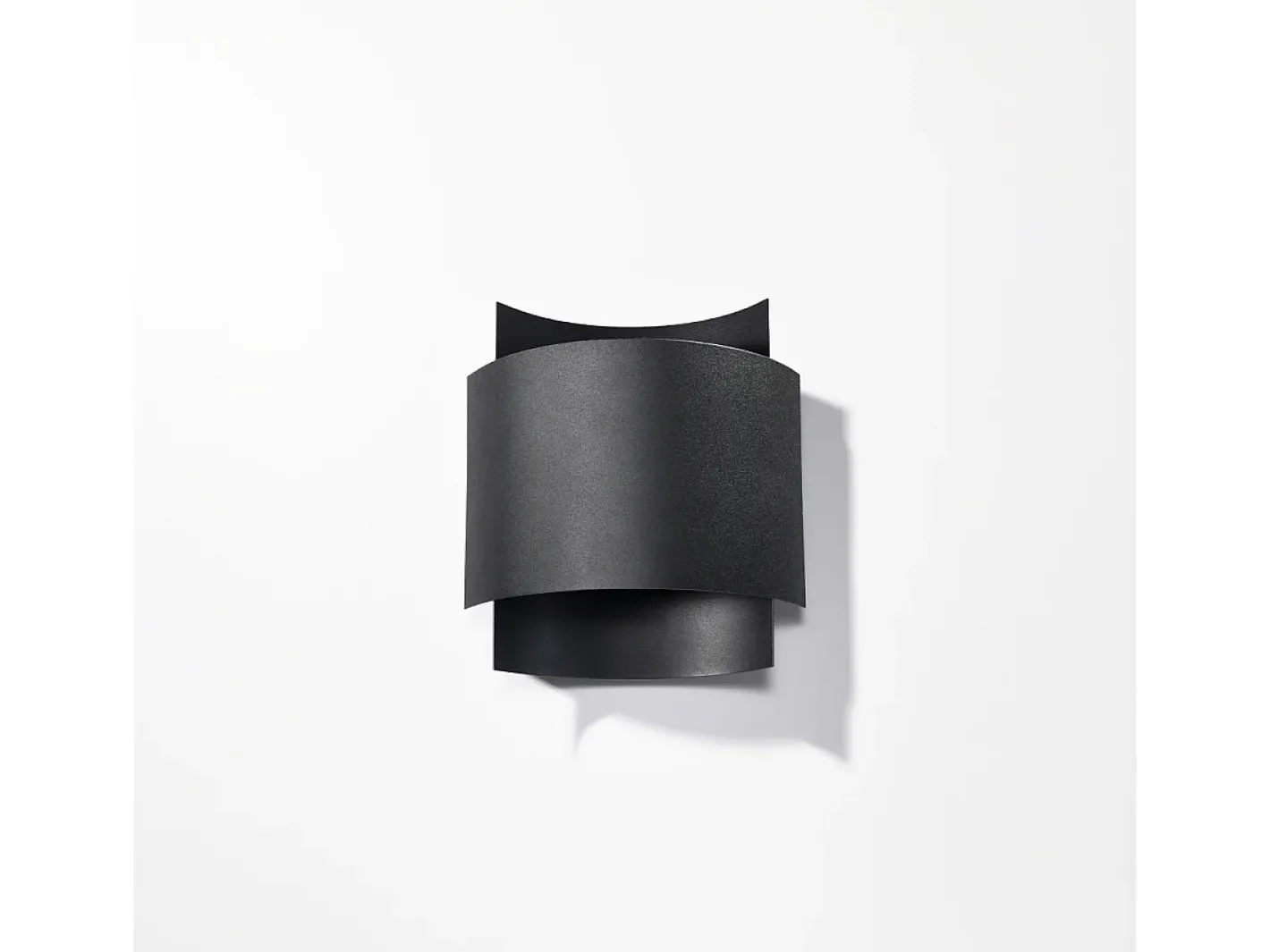 Online Sollux Lighting Lámparas de pared Influx industrial de acero - 1 fuentes luminosas 3000K - L.22 x A.23 cm - Negro