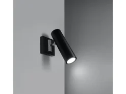 Sollux Lighting Lámparas de pared Invicta moderno de acero - 1 fuentes luminosas 4000K - L.8 x A.20 cm - Negro Online