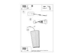 Sollux Lighting Lámparas de pared Lanoo moderno de cerámica - 1 fuentes luminosas 4000K - L.16,5 x A.29 cm - Blanco Outlet