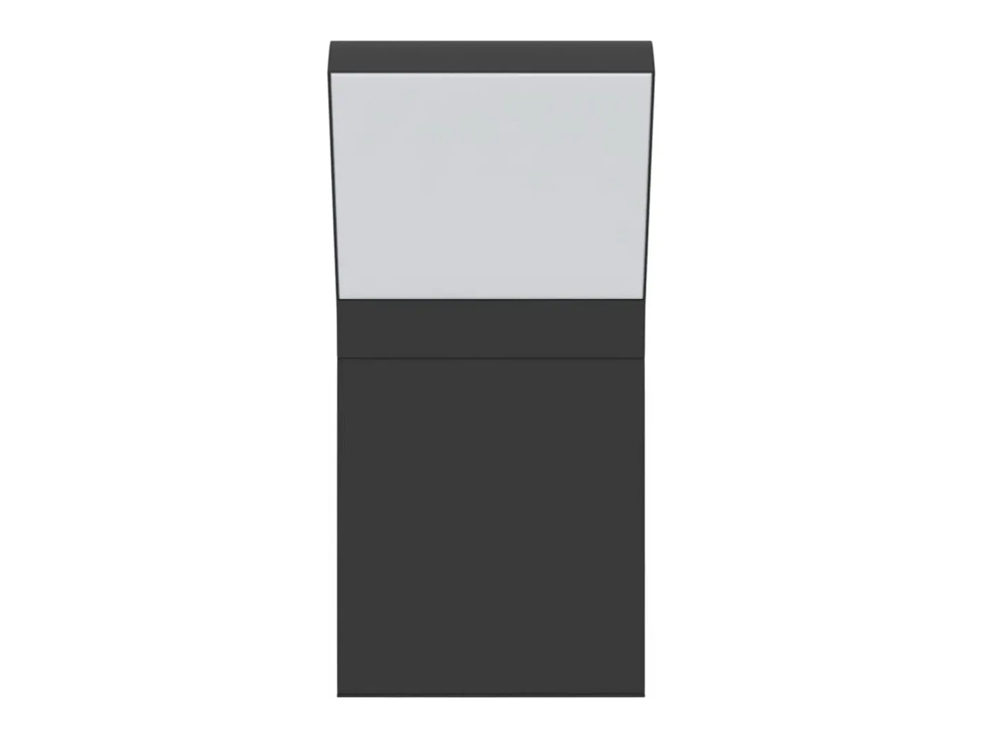 Aplique Para Pared-Lámparas de pared LED de exterior 2 uds aluminio fundido ES878716 Negro