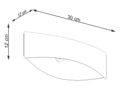 Sollux Lighting Aplique Para Pared-Lámparas de pared Litim moderno de acero - 1 fuentes luminosas 4000K - L.12 x A.12 cm - Blanco