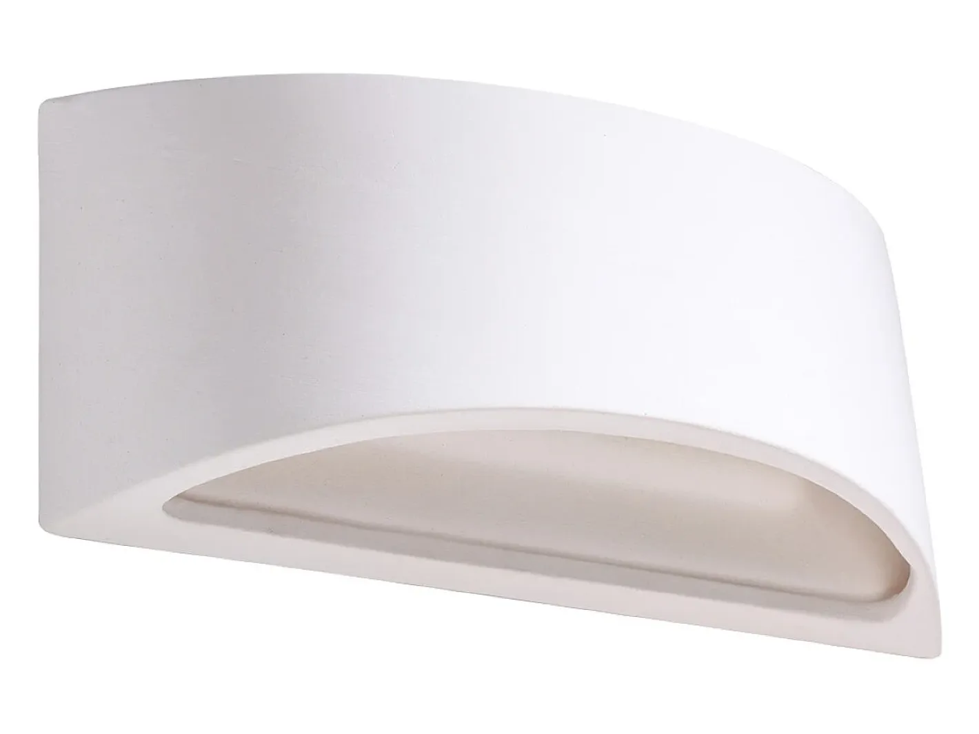 Sollux Lighting Aplique Para Pared-Lámparas de pared Litte moderno de cerámica - 1 fuentes luminosas 4000K - L.31,5 x A.14 cm - Blanco