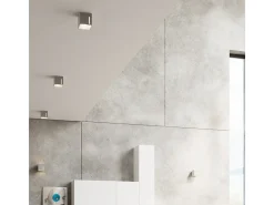 Sollux Lighting Lámparas de pared Luminara moderno de aluminio - 1 fuentes luminosas 4000K - L.10 x A.10 cm - Gris Outlet