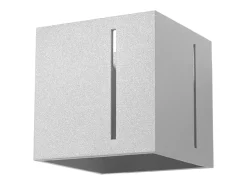 Sollux Lighting Lámparas de pared Luminara moderno de aluminio - 1 fuentes luminosas 4000K - L.10 x A.10 cm - Gris Outlet
