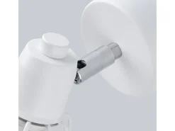 Sollux Lighting Lámparas de pared Lunova moderno de acero - 1 fuentes luminosas 4000K - L.18 x A.18 cm - Blanco