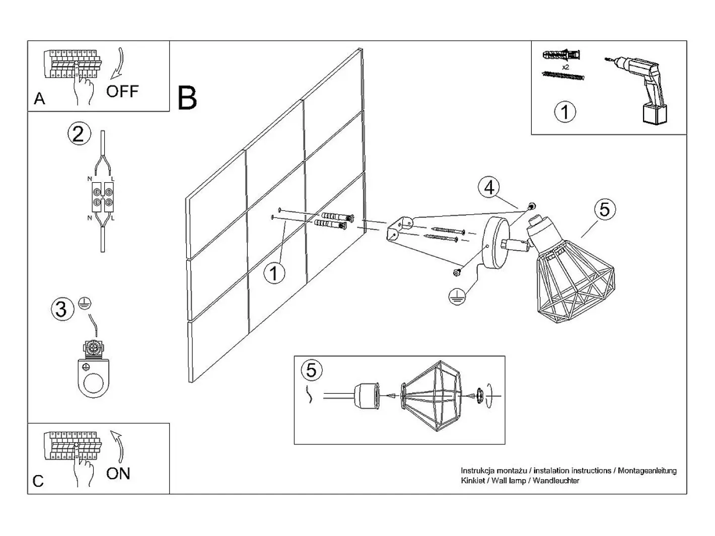 Sollux Lighting Lámparas de pared Lunova moderno de acero - 1 fuentes luminosas 4000K - L.18 x A.18 cm - Blanco