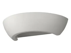 Online Sollux Lighting Lámparas de pared Luxis moderno de cerámica/vidrio - 1 fuentes luminosas 3000K - L.34 x A.8 cm - Blanco