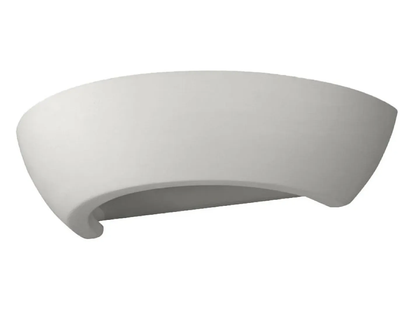 Online Sollux Lighting Lámparas de pared Luxis moderno de cerámica/vidrio - 1 fuentes luminosas 3000K - L.34 x A.8 cm - Blanco