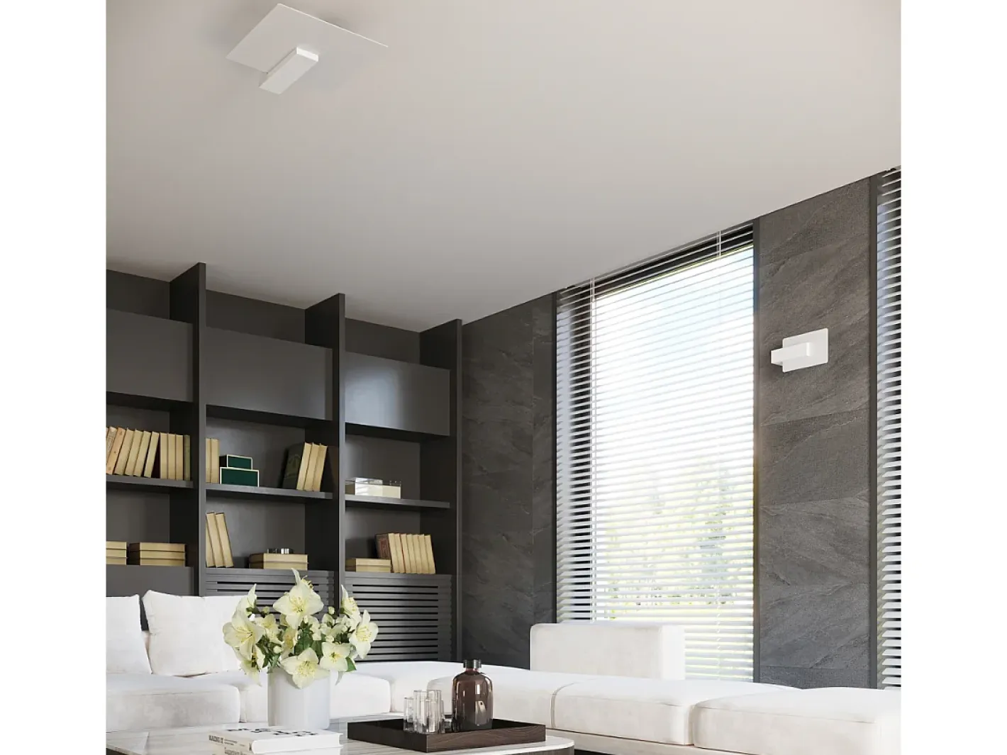 Sollux Lighting Aplique Para Pared-Lámparas de pared Nappo escandinavo de madera/vidrio - 1 fuentes luminosas 4000K - L.16 x A.30,5 cm - Blanco