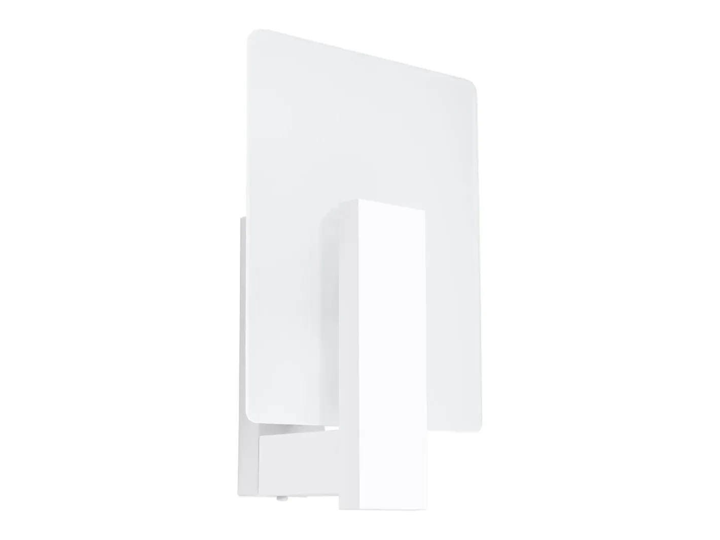 Sollux Lighting Aplique Para Pared-Lámparas de pared Nappo escandinavo de madera/vidrio - 1 fuentes luminosas 4000K - L.16 x A.30,5 cm - Blanco