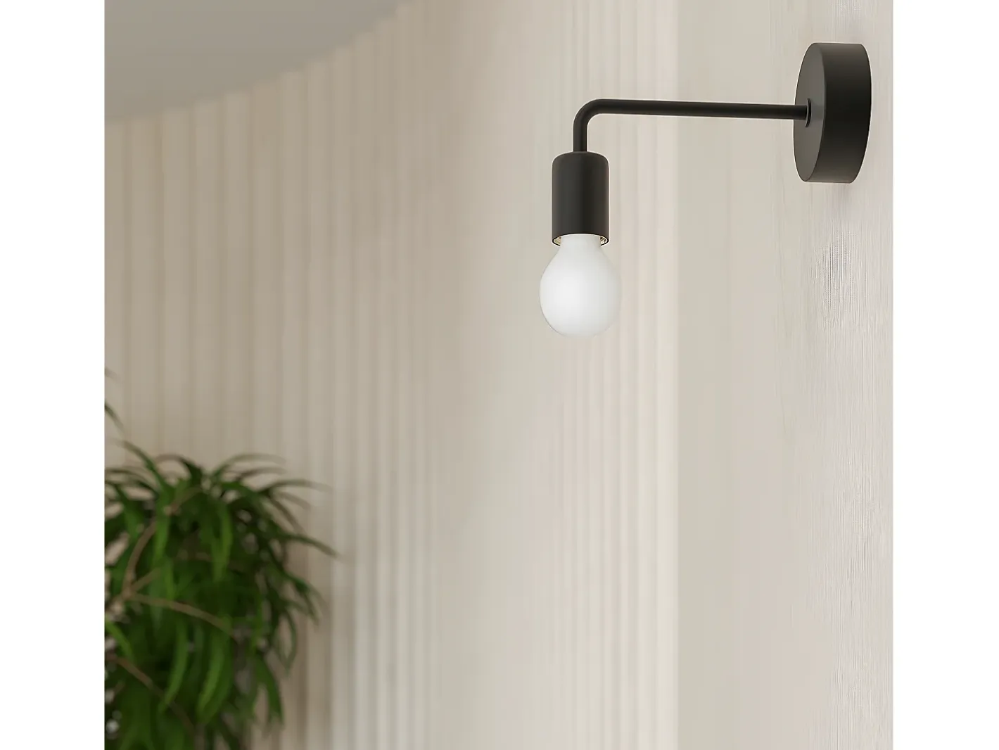 Sollux Lighting Lámparas De Pared Norah Moderno De Acero - 1 Fuentes Luminosas - L.19 X A.14,5 Cm - Negro Outlet