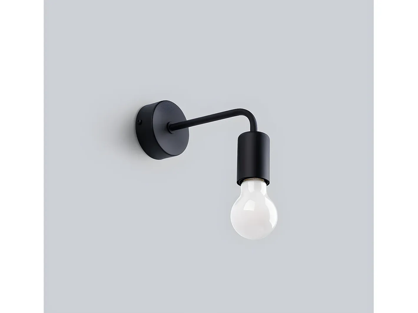 Sollux Lighting Lámparas De Pared Norah Moderno De Acero - 1 Fuentes Luminosas - L.19 X A.14,5 Cm - Negro Outlet