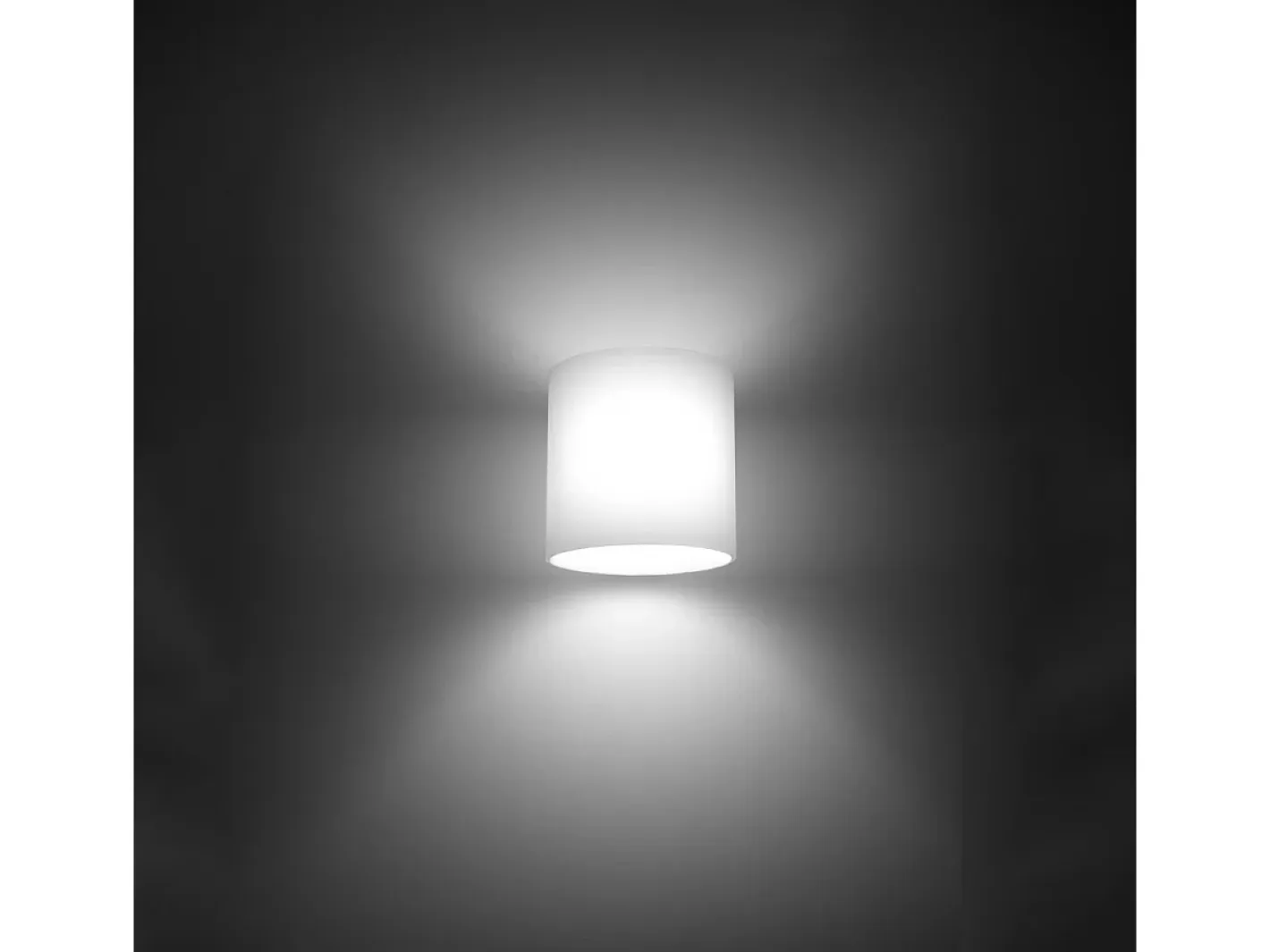 Clearance Sollux Lighting Lámparas de pared Novici moderno de vaso - 1 fuentes luminosas 4000K - L.10 x A.10 cm - Blanco
