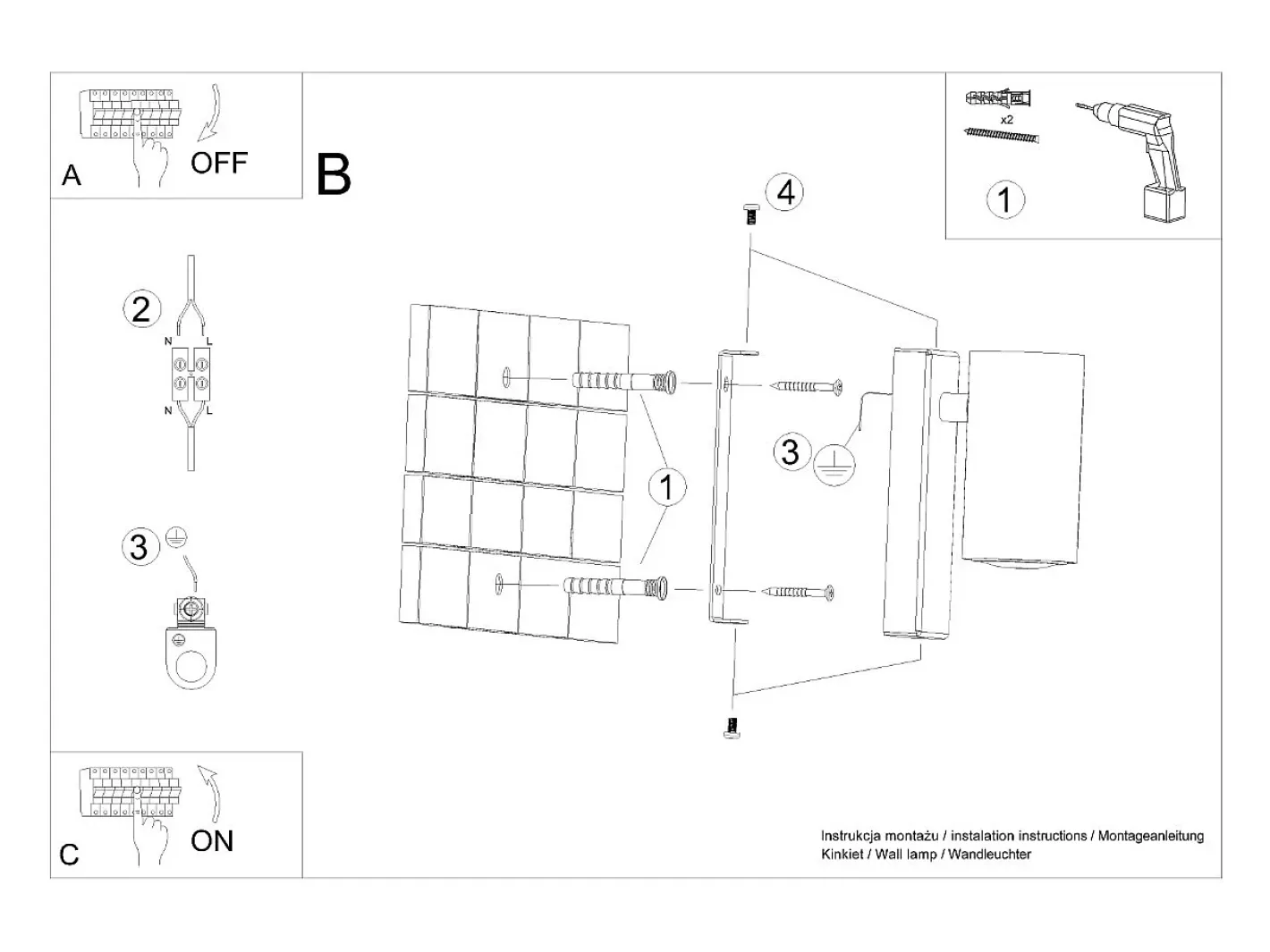 Outlet Sollux Lighting Lámparas de pared Nutiq moderno de acero - 1 fuentes luminosas 3000K - L.6 x A.15 cm - Blanco
