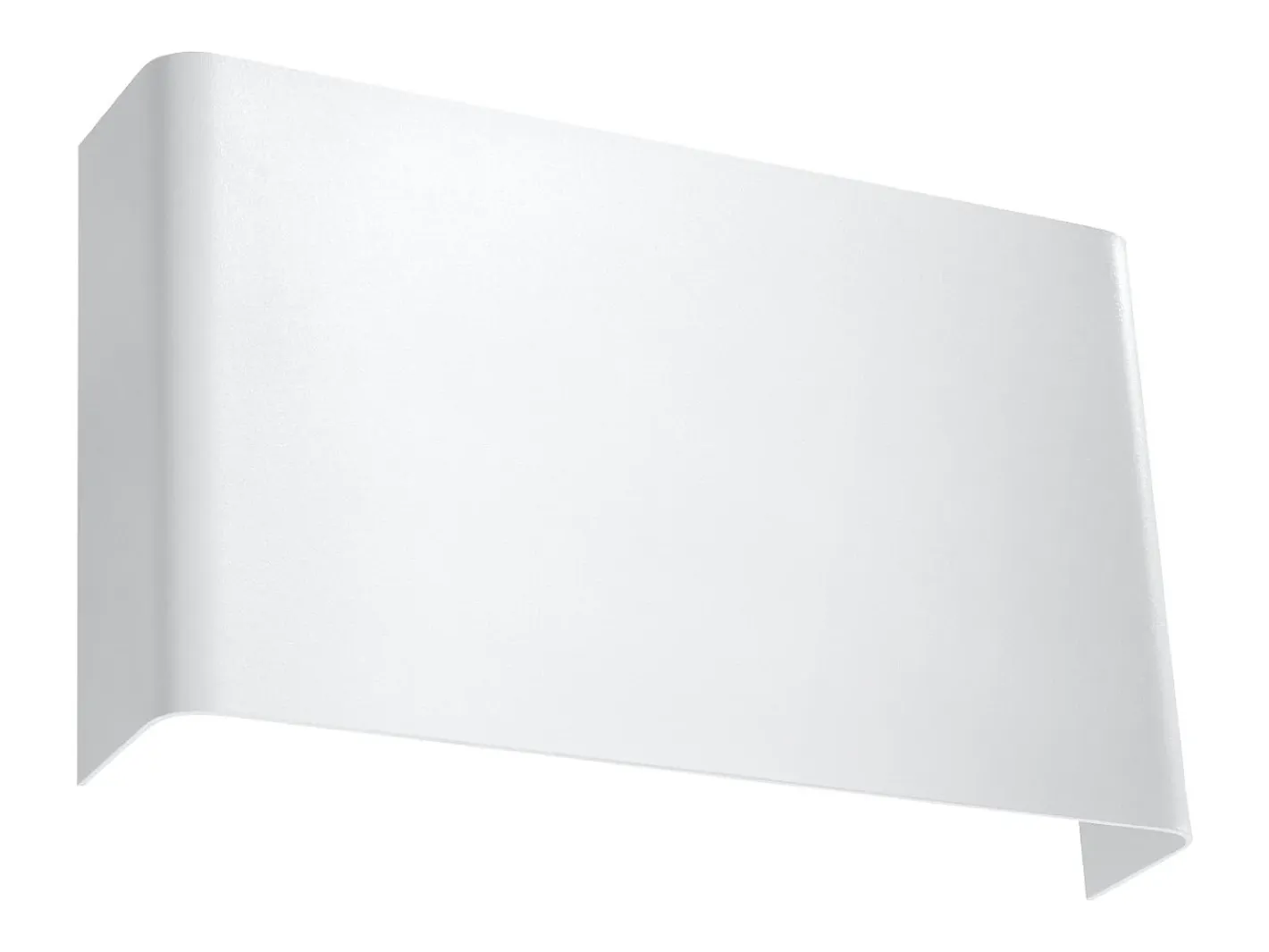 New Sollux Lighting Lámparas de pared Overaqua moderno de acero - 2 fuentes luminosas 4000K - L.25 x A.15 cm - Blanco