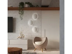 Sollux Lighting Lámparas de pared Perceptix moderno de acero - 2 fuentes luminosas 4000K - L.25 x A.29 cm - Blanco New