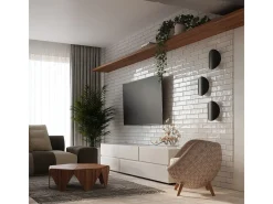Sollux Lighting Aplique Para Pared-Lámparas de pared Perceptix moderno de acero - 2 fuentes luminosas 3000K - L.25 x A.29 cm - Negro