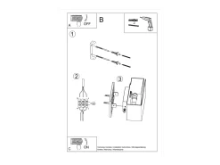 Sollux Lighting Lámparas De Pared Piegare Moderno De Acero - 1 Fuentes Luminosas - L.20 X A.10 Cm - Blanco