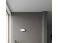 Sollux Lighting Lámparas De Pared Piegare Moderno De Acero - 1 Fuentes Luminosas - L.20 X A.10 Cm - Blanco
