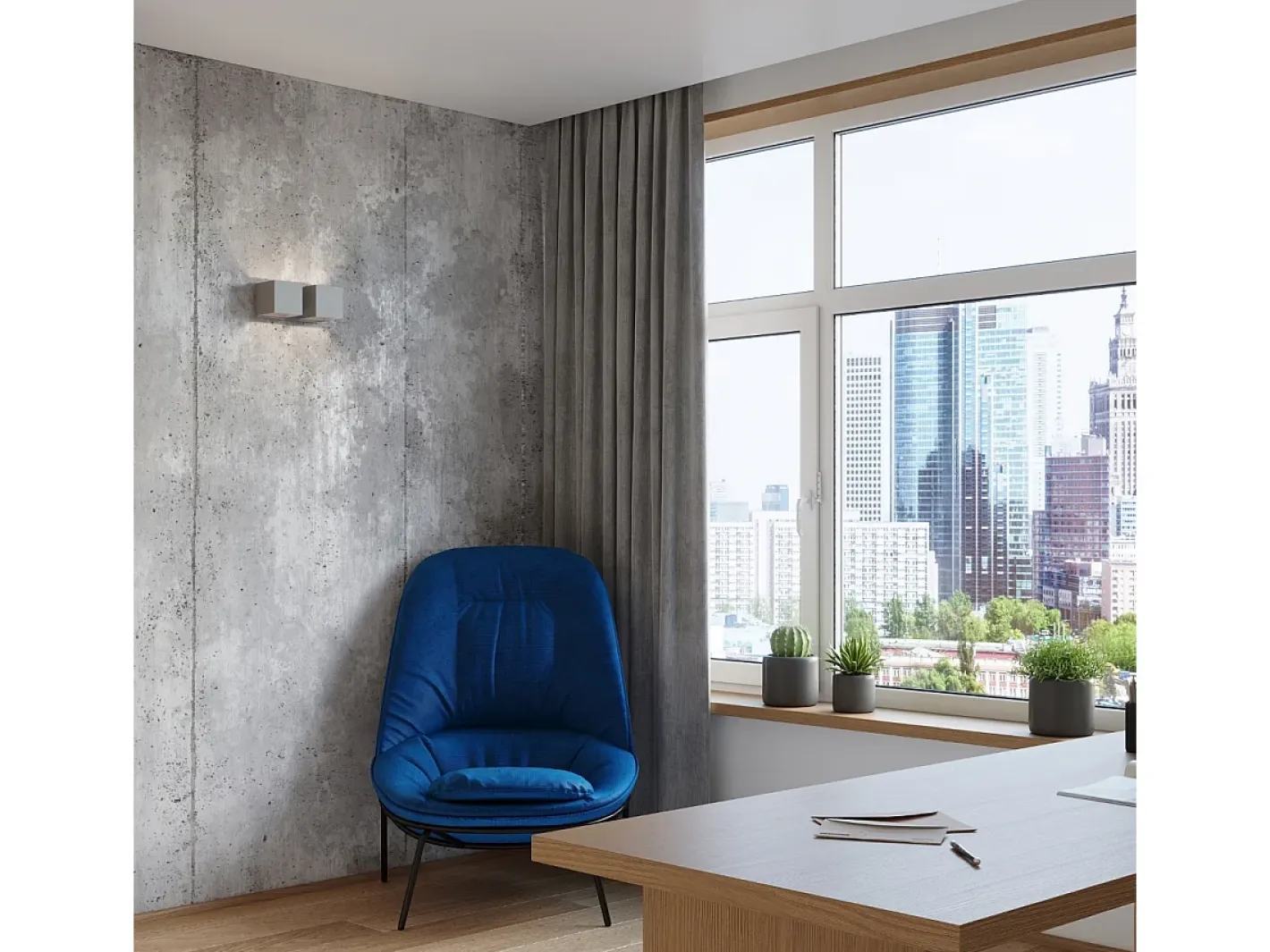 Sollux Lighting Lámparas de pared Quadx moderno de aluminio - 2 fuentes luminosas 4000K - L.26 x A.11 cm - Gris Sale