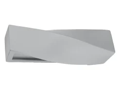 Sollux Lighting Aplique Para Pared-Lámparas de pared Sigmonix moderno de cerámica/vidrio - 1 fuentes luminosas 4000K - L.42 x A.14 cm - Gris